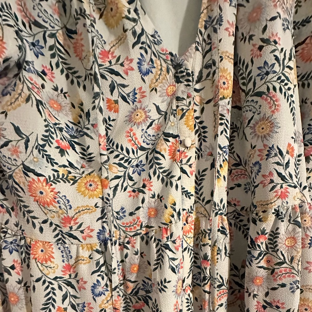 BCBGeneration Ruffled Floral Print Mini Dress - Picture 4 of 6